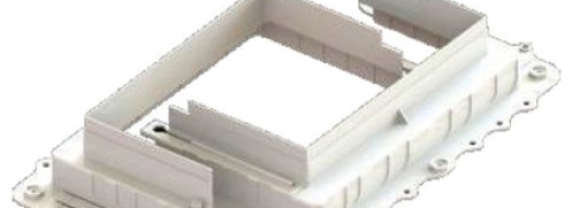 Монтажная коробка для лючков - JSL Electro - 4 и 8 постов