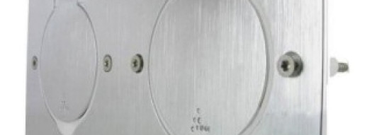 Выдвижной розеточный блок - 2 поста - прямоугольный