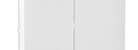 Лицевая панель для 2-клавишных выкл./перекл. и кнопок - Valena Life - белый