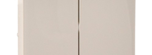 Лицевая панель для 2-клавишных выкл./перекл. и кнопок - Valena Life - слоновая кость