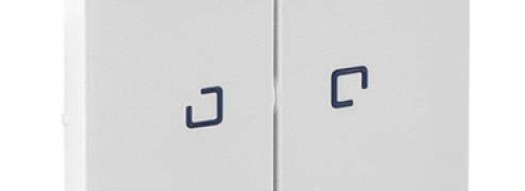 Лицевая панель двухклавишная с подсветкой - Valena Life - белый