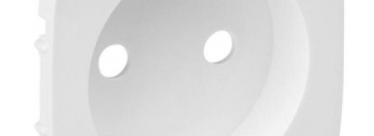 Лицевая панель для розетки 2К - Valena Allure - белый