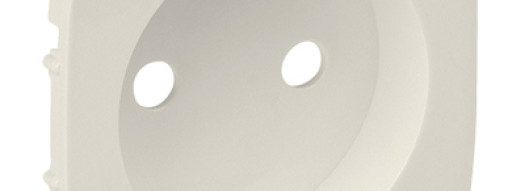 Лицевая панель для розетки 2К - Valena Allure - слоновая кость