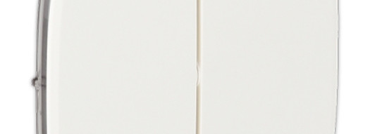 Лицевая панель для 2-клавишных выкл./перекл. и кнопок - Valena Allure - белый