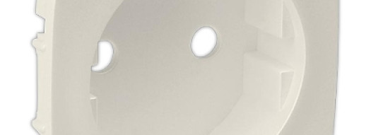 Лицевая панель для розеток 2К+З - Valena Allure - слоновая кость