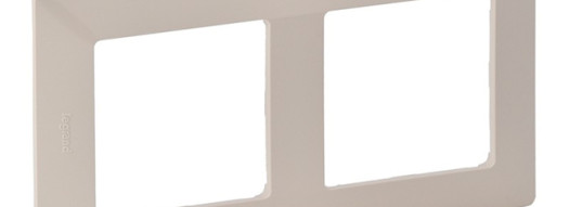 Рамка 2 поста - Valena Life - слоновая кость