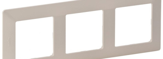 Рамка 3 поста - Valena Life - слоновая кость