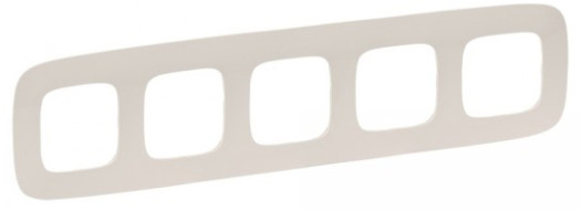 Рамка 5 постов - Valena Allure - слоновая кость