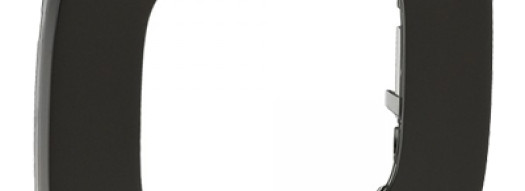 Рамка 1 пост - Valena Allure - черная сталь