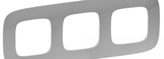 Рамка 2 поста - Valena Allure - алюминий