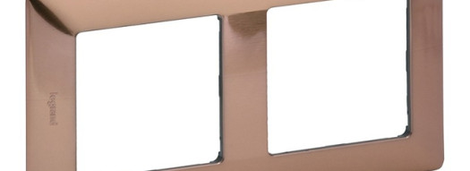 Рамка 2 поста - Valena Life - медь