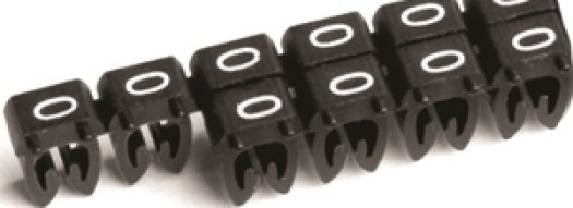 Маркер CAB 3 - для кабеля 1,5-2,5 мм² - цифра ''0'' - черный