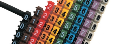 Маркер CAB 3 - для кабеля 1,5-2,5 мм² - цифра ''1'' - коричневый