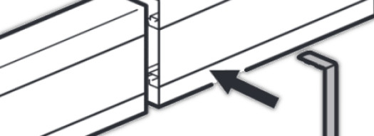 Накладка на стык профиля - для кабель-каналов DLP-S 85x50