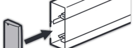 Торцевая заглушка - для кабель-каналов DLP-S 130x50