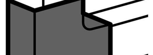 Плоский угол 90° - для кабель-каналов Metra 130x50