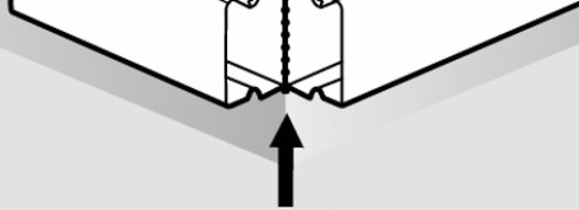 Внешний угол - для мини-каналов DLP-S 15x10