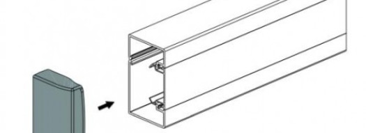 Торцевая заглушка - для мини-каналов DLP-S 40x16