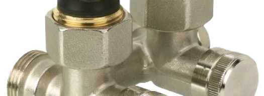 Клапан запорный - RLV-K 1/2''x3/4'' - угловой