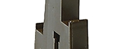 Комплект из двух суппортов 4П - 1 шина на полюс - для шин 25x4 мм