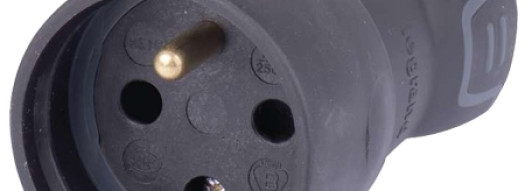 Розетка 2К+З - Legrand - черный