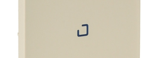 Лицевая панель с символом ''звонок" и с подсветкой - Valena Life - слоновая кость