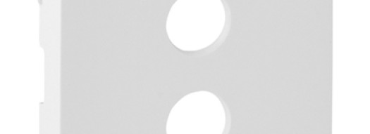 Лицевая панель для аудиорозетки "банан" - Valena Life - белый