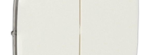 Лицевая панель для 2-клавишных выкл./перекл. и кнопок - Valena Allure - жемчуг