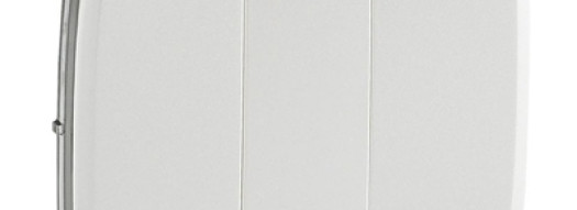 Лицевая панель для выключателя трехклавишного - Valena Allure - жемчуг