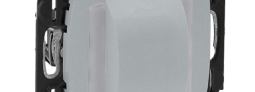 Лицевая панель для выключателя со шнуром - Valena Allure - алюминий