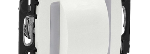 Лицевая панель для выключателя со шнуром - Valena Allure - жемчуг