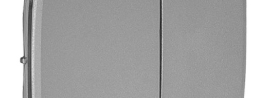 Лицевая панель для кнопочного светорегулятора - Valena Allure - алюминий