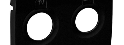 Лицевая панель для розеток TV-SAT (R) - Valena Allure - черный