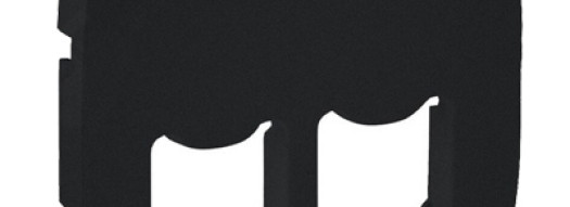 Лицевая панель для двойных розеток RJ45 и RJ11 - Valena Allure - черный