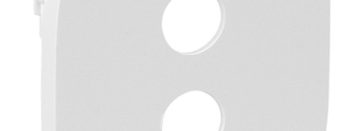 Лицевая панель для аудиорозетки ''банан" - Valena Allure - белый