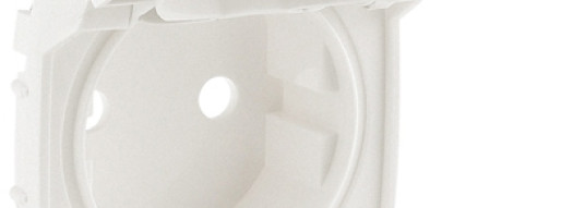 Лицевая панель для розеток 2К+З с откидной крышкой - Valena Allure - жемчуг