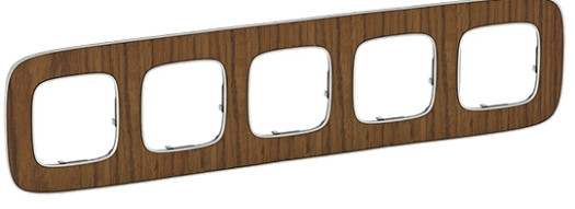 Рамка 5 постов - Valena Allure - орех