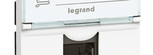 Розетка RJ 45 5e UTP - 2 модуля LCS² - Mosaic - белый