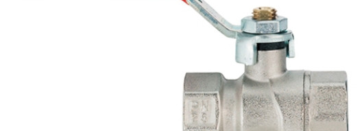 Кран шаровой с внутренней резьбой и ручкой 1'' - F.I.V.