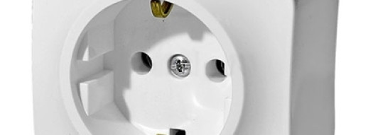 Розетка 2К+З без шторок - Forix - белый