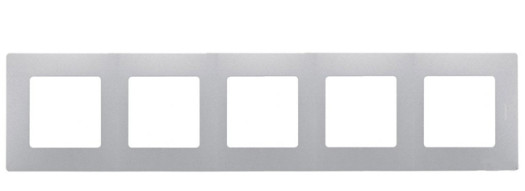 Рамка 5 постов - Niloe/Etika - алюминий