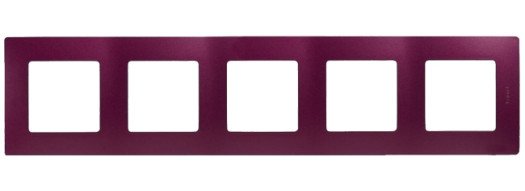 Рамка 5 постов - Niloe/Etika - сливовый