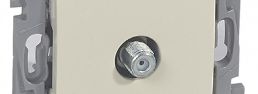 Розетка TV-F - Niloe - слоновая кость