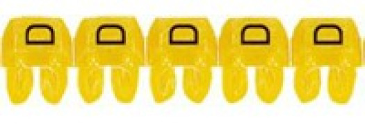 Маркер CAB 3 - для кабеля 4-6 мм² - заглавная буква ''D''