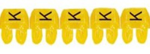 Маркер CAB 3 - для кабеля 4-6 мм² - заглавная буква ''K''