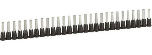 Наконечник в лентах Starfix для кабелей сечением 1,5 мм² - черный