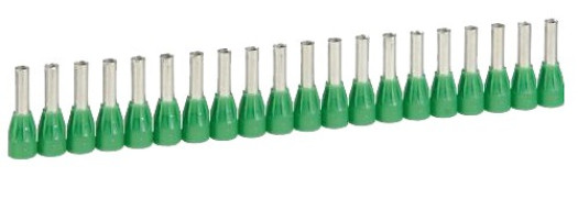 Наконечник в лентах Starfix для кабелей сечением 6 мм² - зеленый - 250 шт.