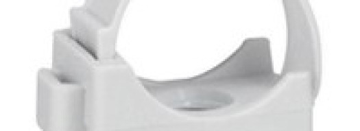 Фиксатор для труб IRL 25 мм - серый