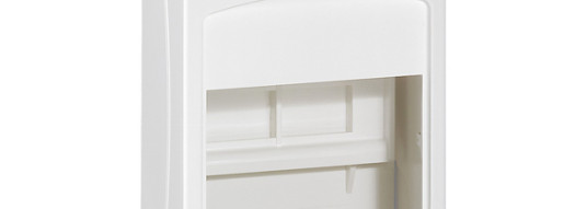 Щиток накладной 4 модуля - Mini S - белый