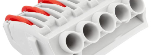 Пружинный клеммник для 5 клемм - JSL Electro 24A, 450V